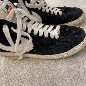 Nike Blazers (black polka dot)